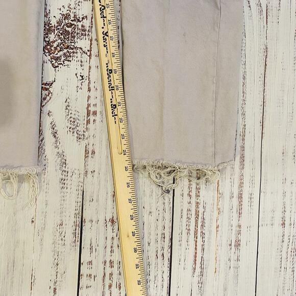 Levi’s 501 Women’s Lilac Raw Hem High Rise Straight Jeans W32 (29x24.5) - Picture 5 of 8